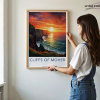Cliffs of Moher Poster - Ireland Wall Art