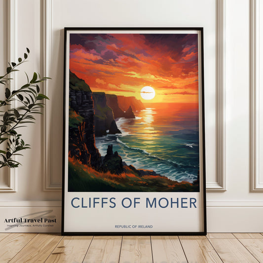 Cliffs of Moher Poster - Ireland Wall Art