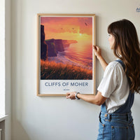 Cliffs of Moher Poster - Ireland Wall Art
