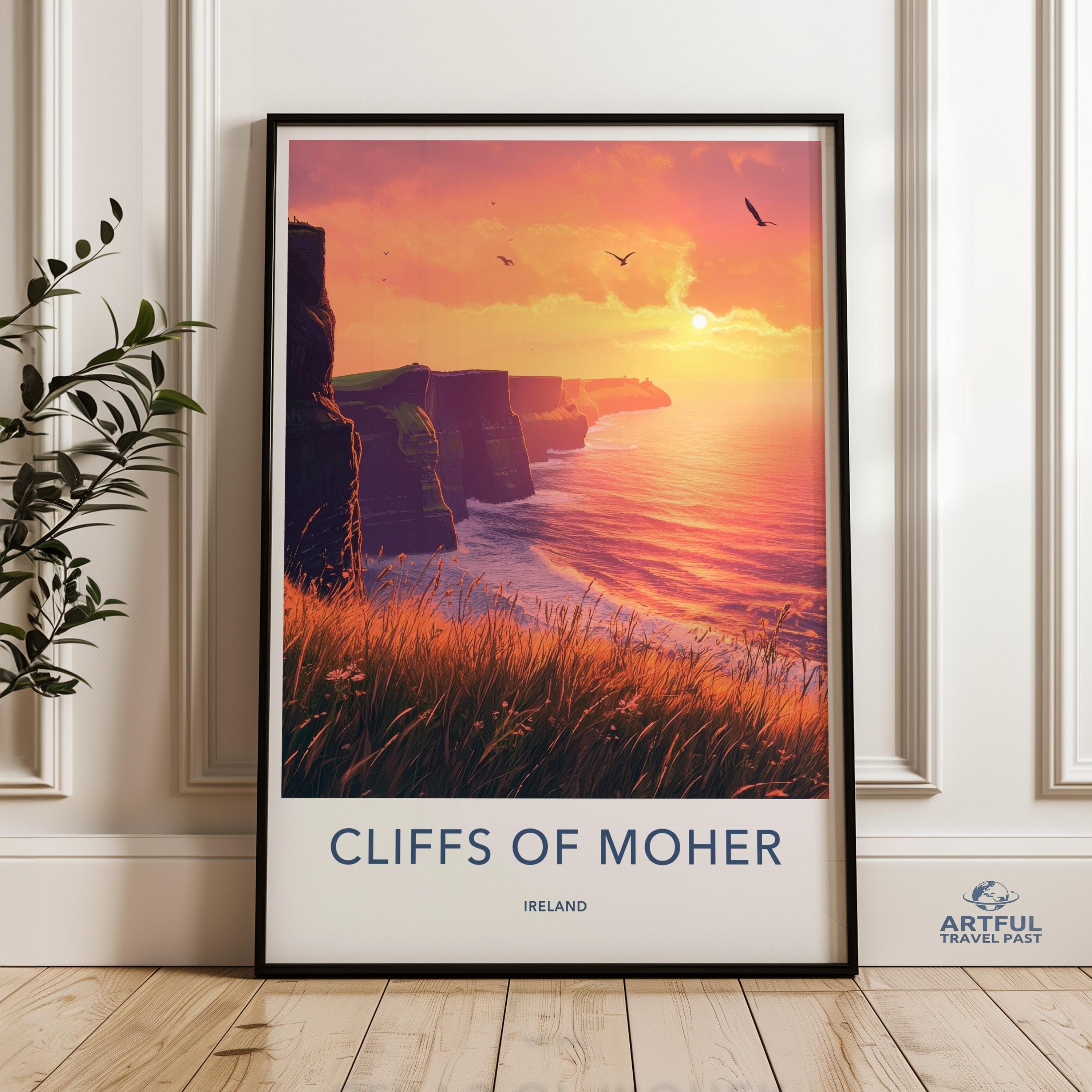 Cliffs of Moher Poster - Ireland Wall Art
