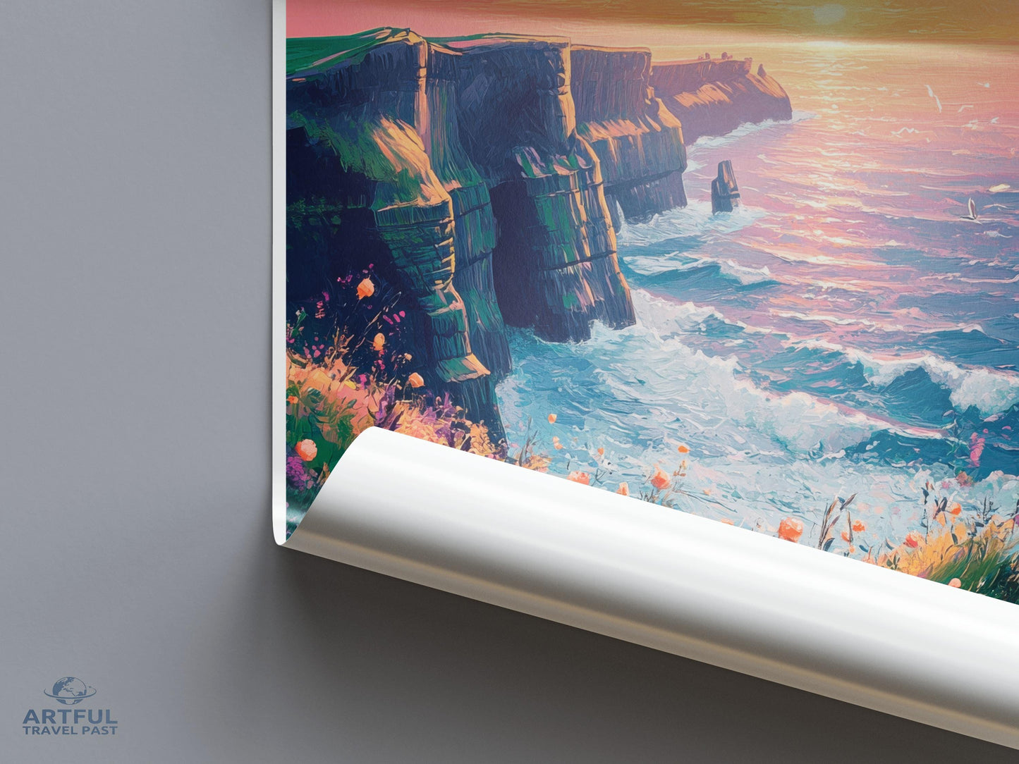 Cliffs of Moher Poster - Ireland Wall Art