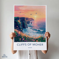 Cliffs of Moher Poster - Ireland Wall Art