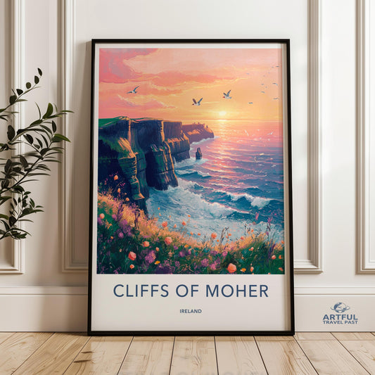 Cliffs of Moher Poster - Ireland Wall Art