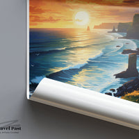 Cliffs of Moher Poster | Ireland Wall Art | Europe Decor