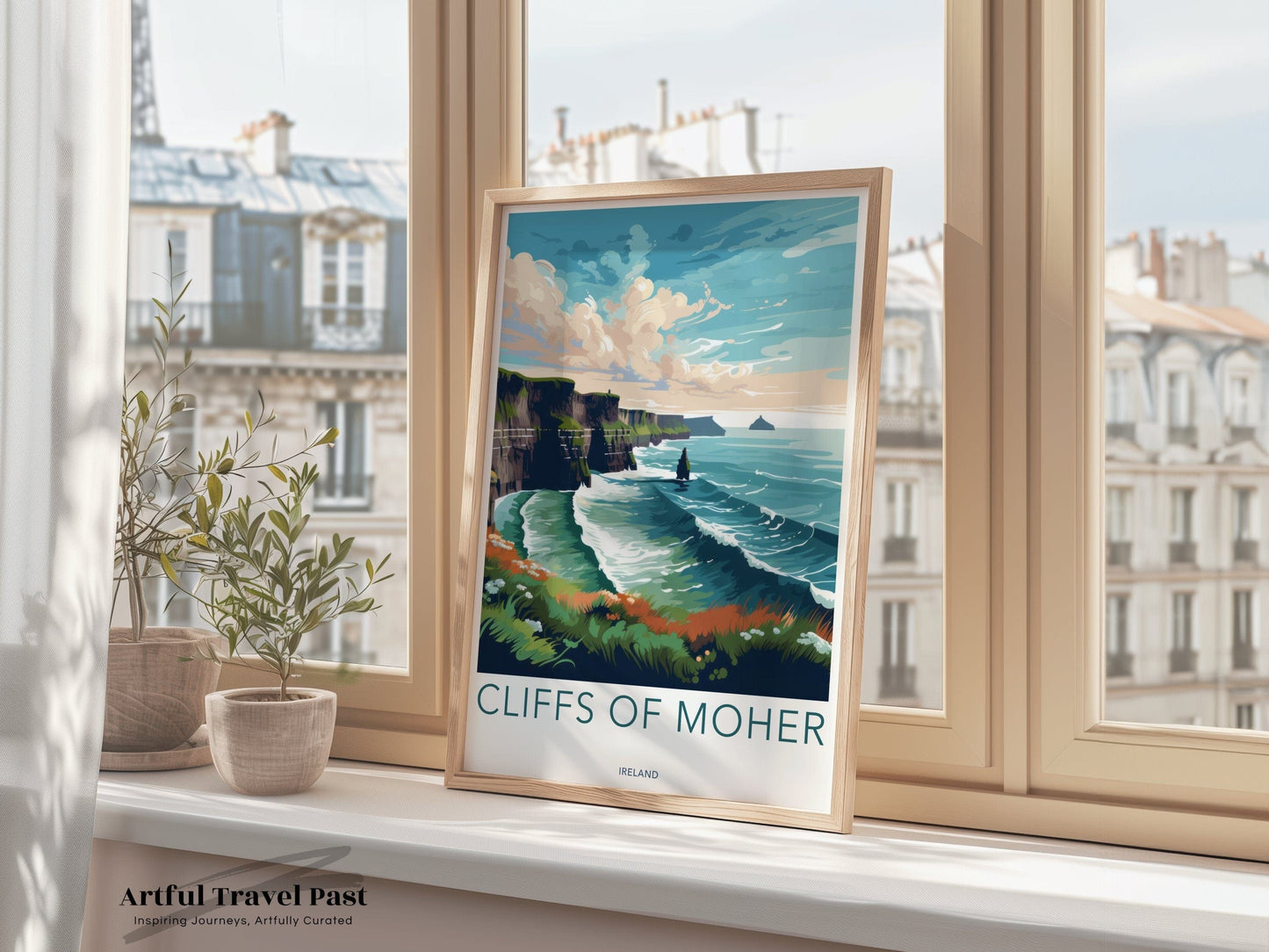 Cliffs of Moher Poster | Ireland Wall Art | Europe Decor