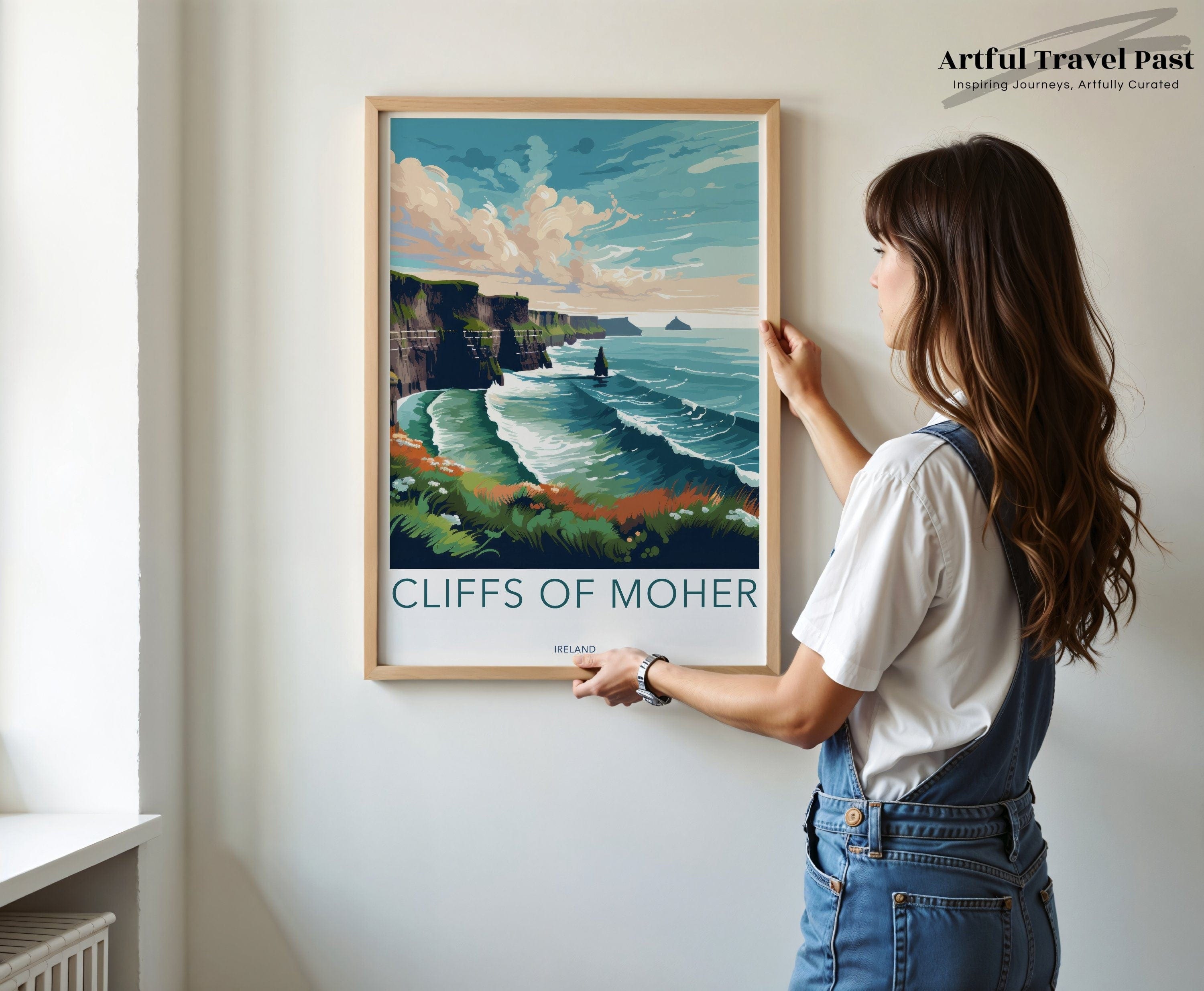 Cliffs of Moher Poster | Ireland Wall Art | Europe Decor