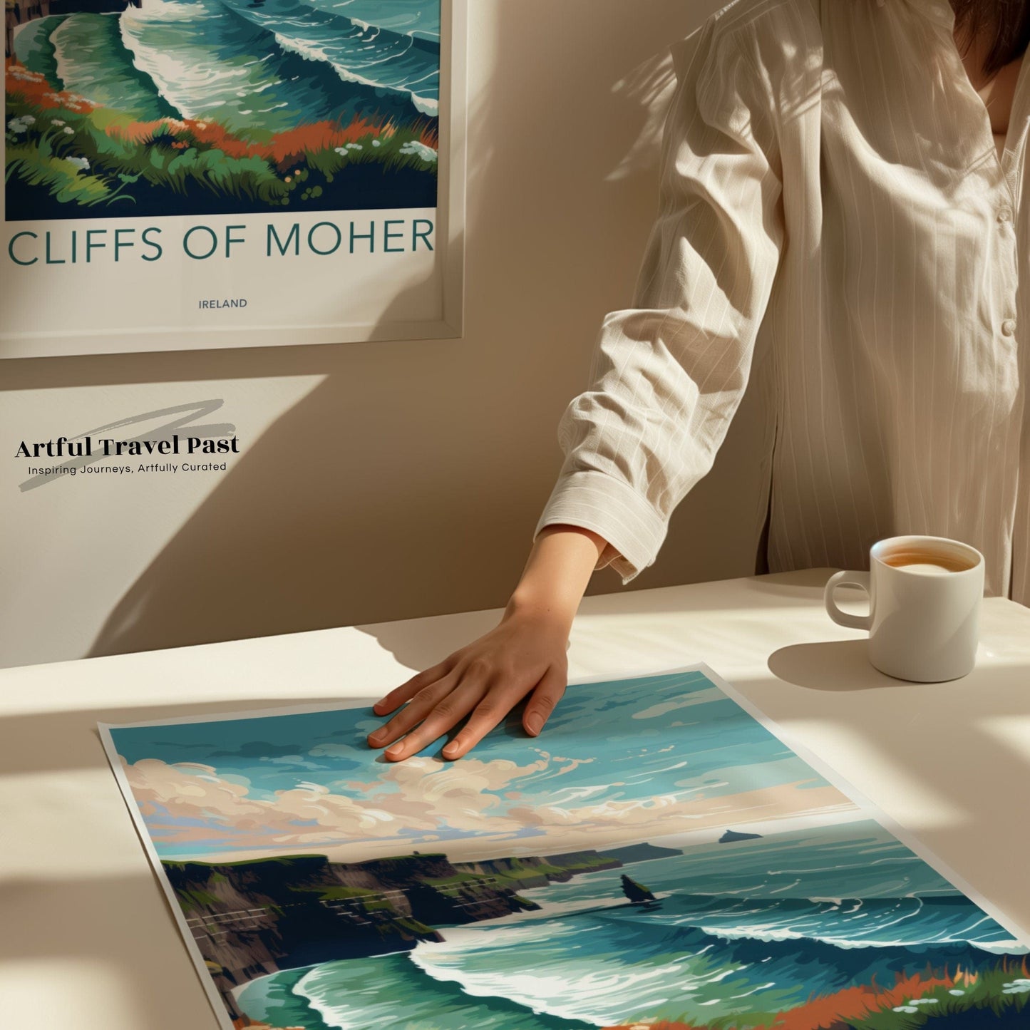 Cliffs of Moher Poster | Ireland Wall Art | Europe Decor