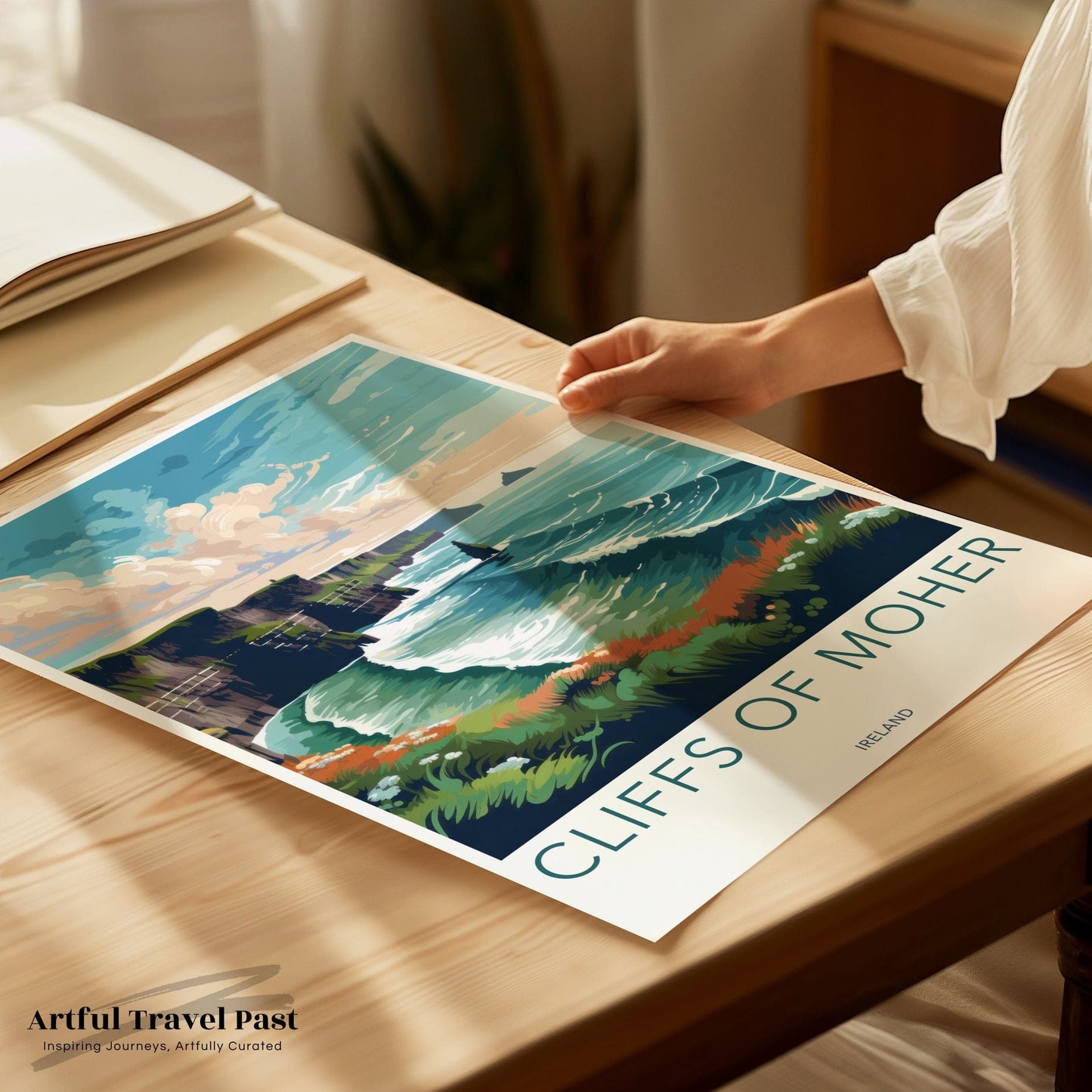 Cliffs of Moher Poster | Ireland Wall Art | Europe Decor