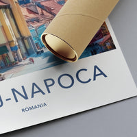 Cluj-Napoca Poster | Romania Wall Art | Europe Decor
