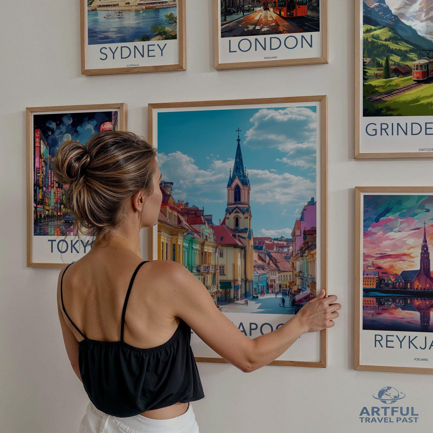 Cluj-Napoca Poster | Romania Wall Art | Europe Decor