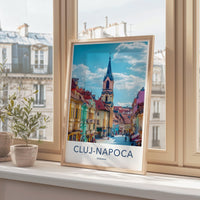 Cluj-Napoca Poster | Romania Wall Art | Europe Decor