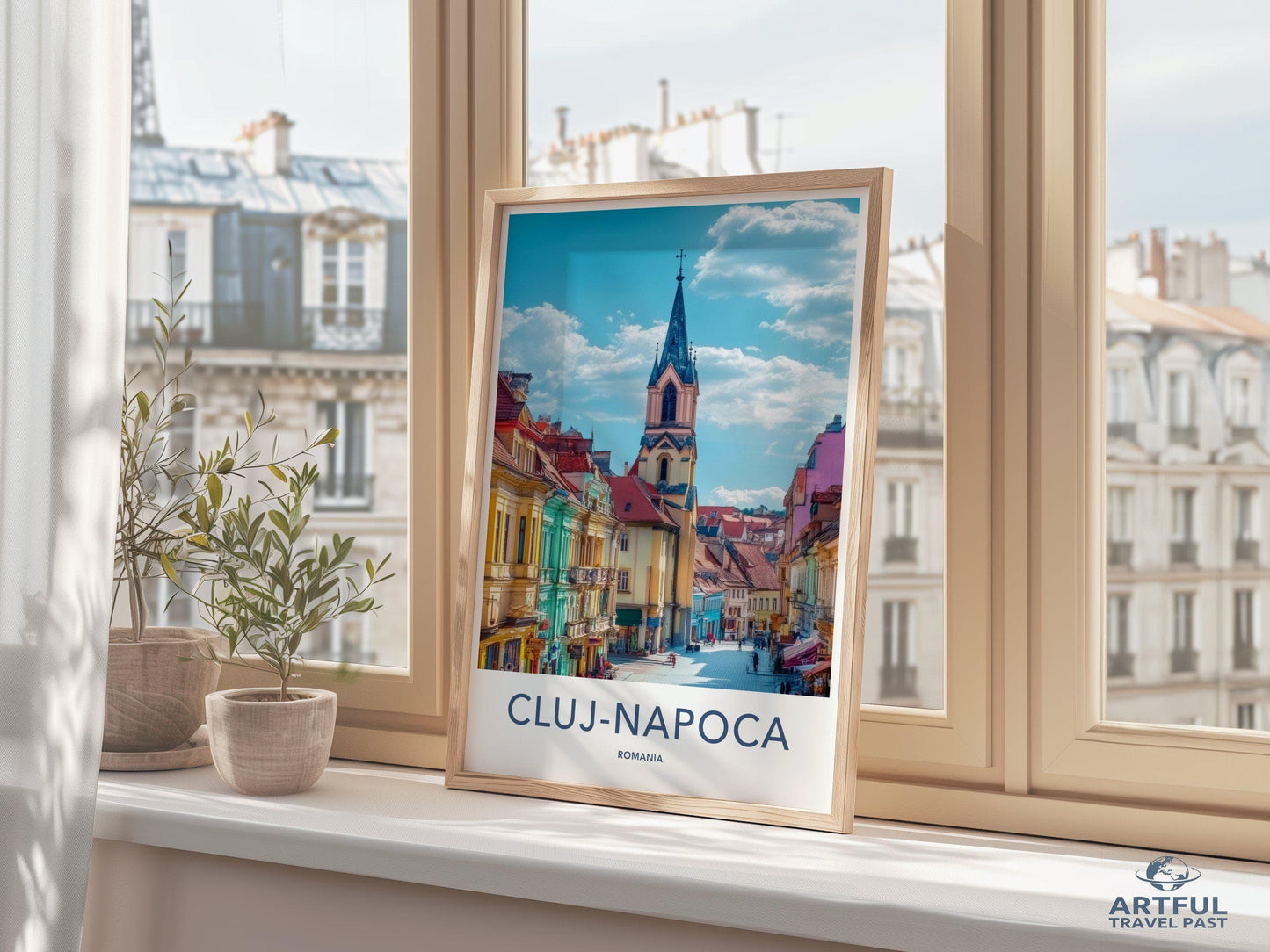 Cluj-Napoca Poster | Romania Wall Art | Europe Decor