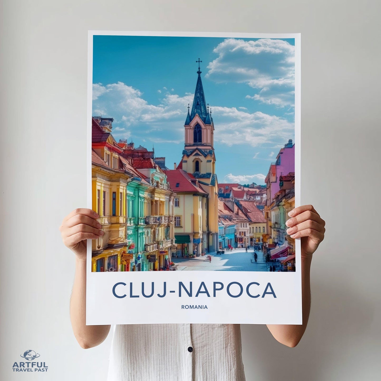 Cluj-Napoca Poster | Romania Wall Art | Europe Decor