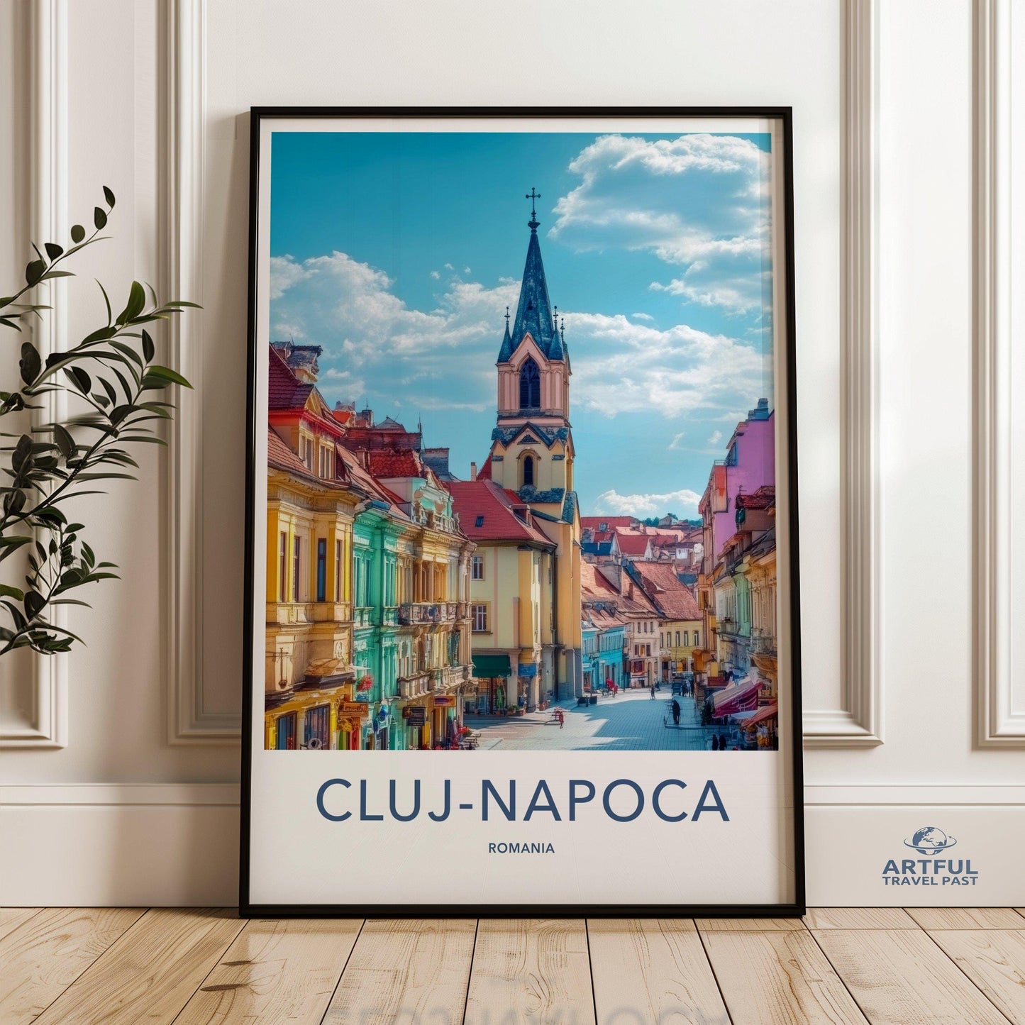 Cluj-Napoca Poster | Romania Wall Art | Europe Decor
