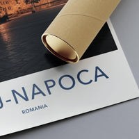 Cluj-Napoca Poster | Romania Wall Art | Europe Decor