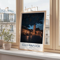 Cluj-Napoca Poster | Romania Wall Art | Europe Decor
