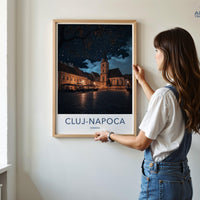 Cluj-Napoca Poster | Romania Wall Art | Europe Decor