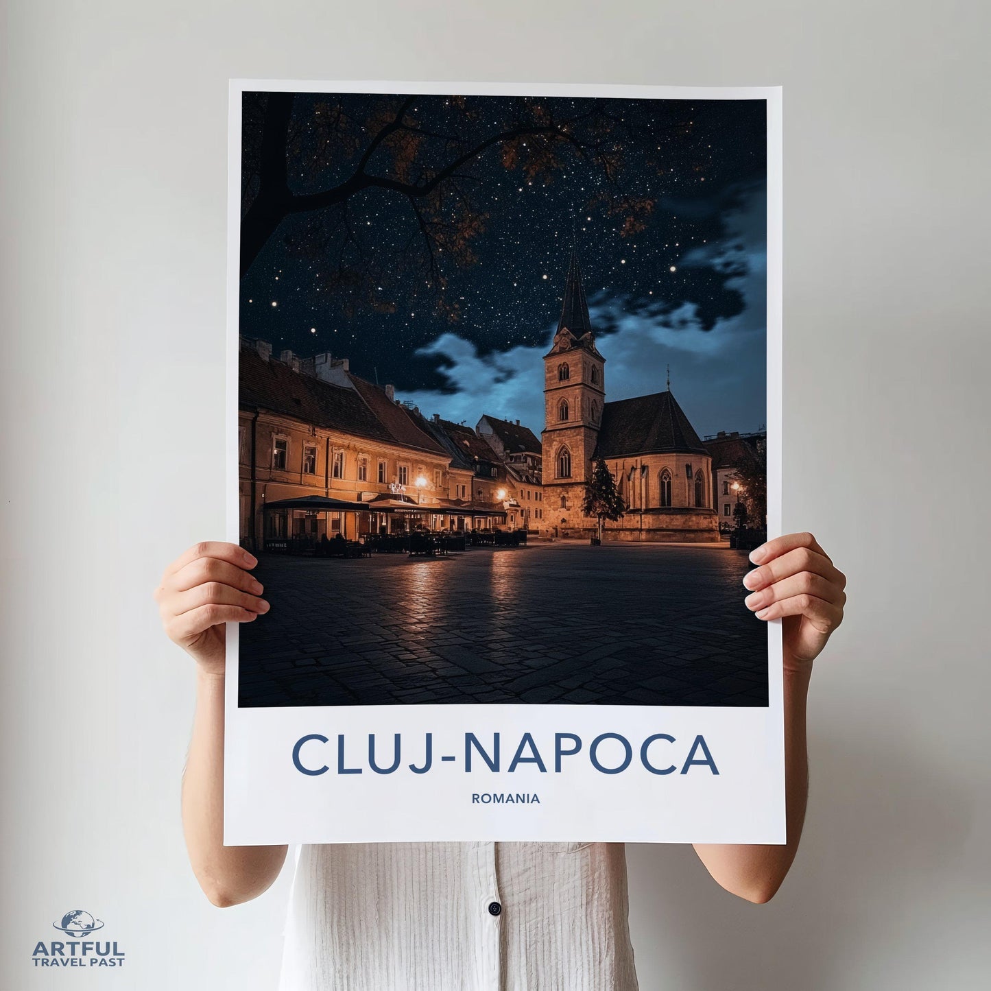 Cluj-Napoca Poster | Romania Wall Art | Europe Decor