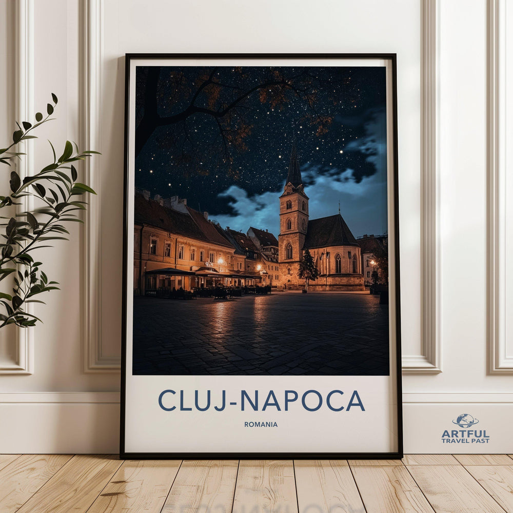 Cluj-Napoca Poster | Romania Wall Art | Europe Decor