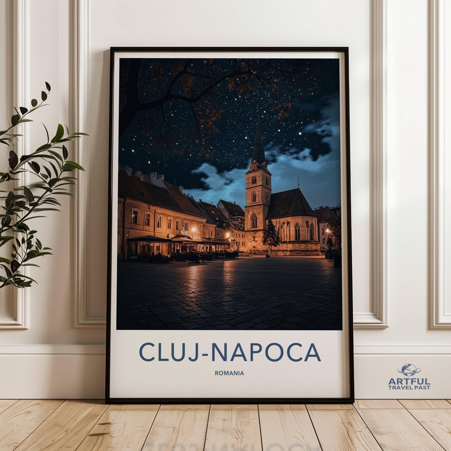 Cluj-Napoca Poster | Romania Wall Art | Europe Decor
