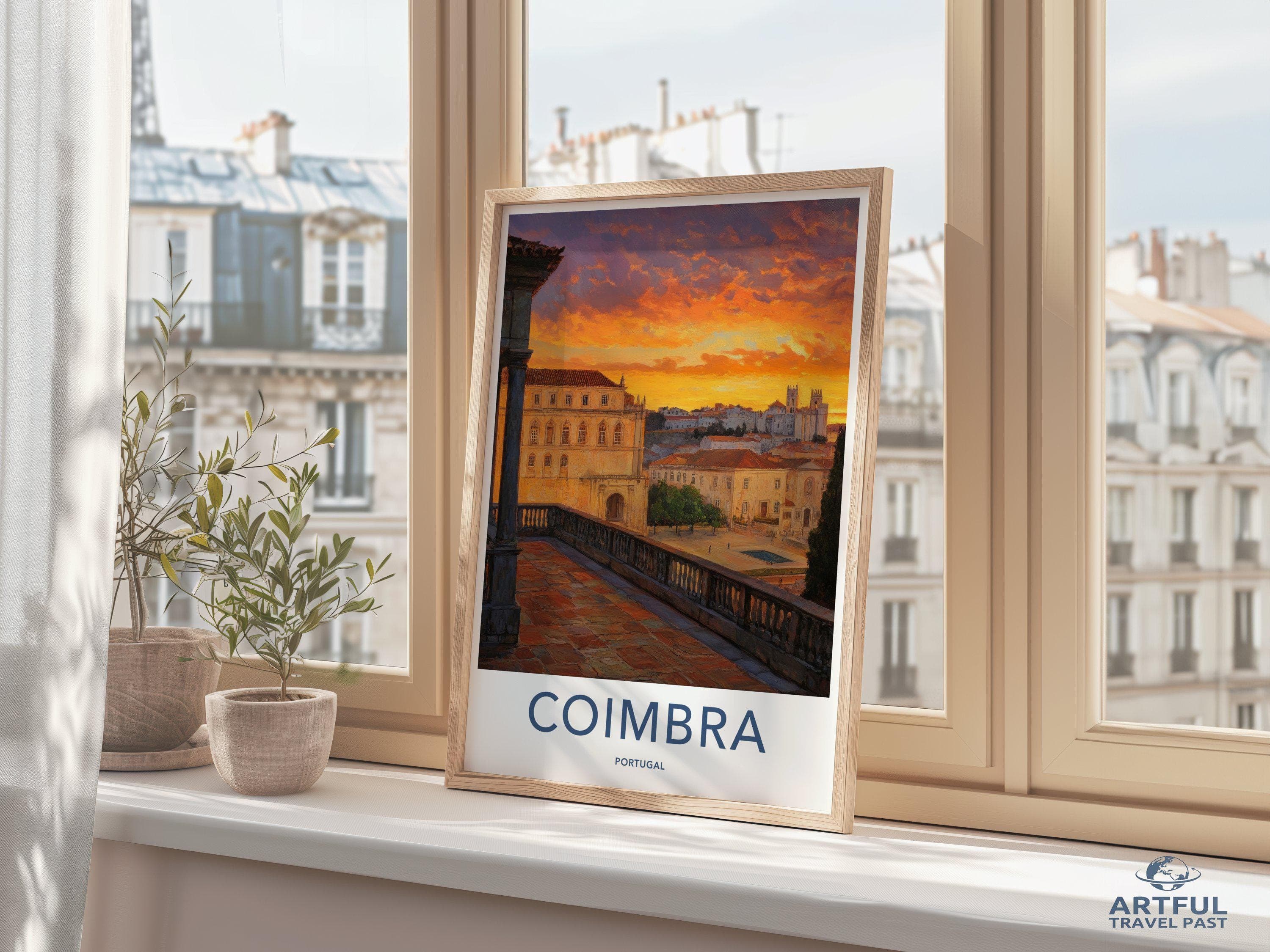 Coimbra Poster - Portugal Wall Art