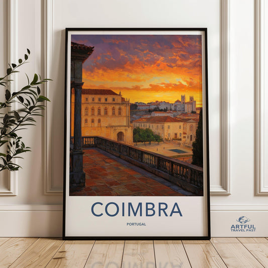 Coimbra Poster - Portugal Wall Art