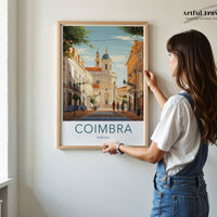 Coimbra Poster | Portugal Wall Art