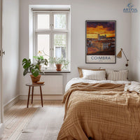 Coimbra Poster | Portugal Wall Art | Europe Decor