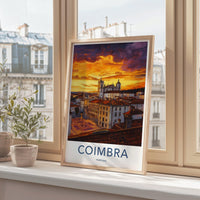 Coimbra Poster | Portugal Wall Art | Europe Decor