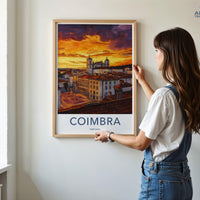 Coimbra Poster | Portugal Wall Art | Europe Decor