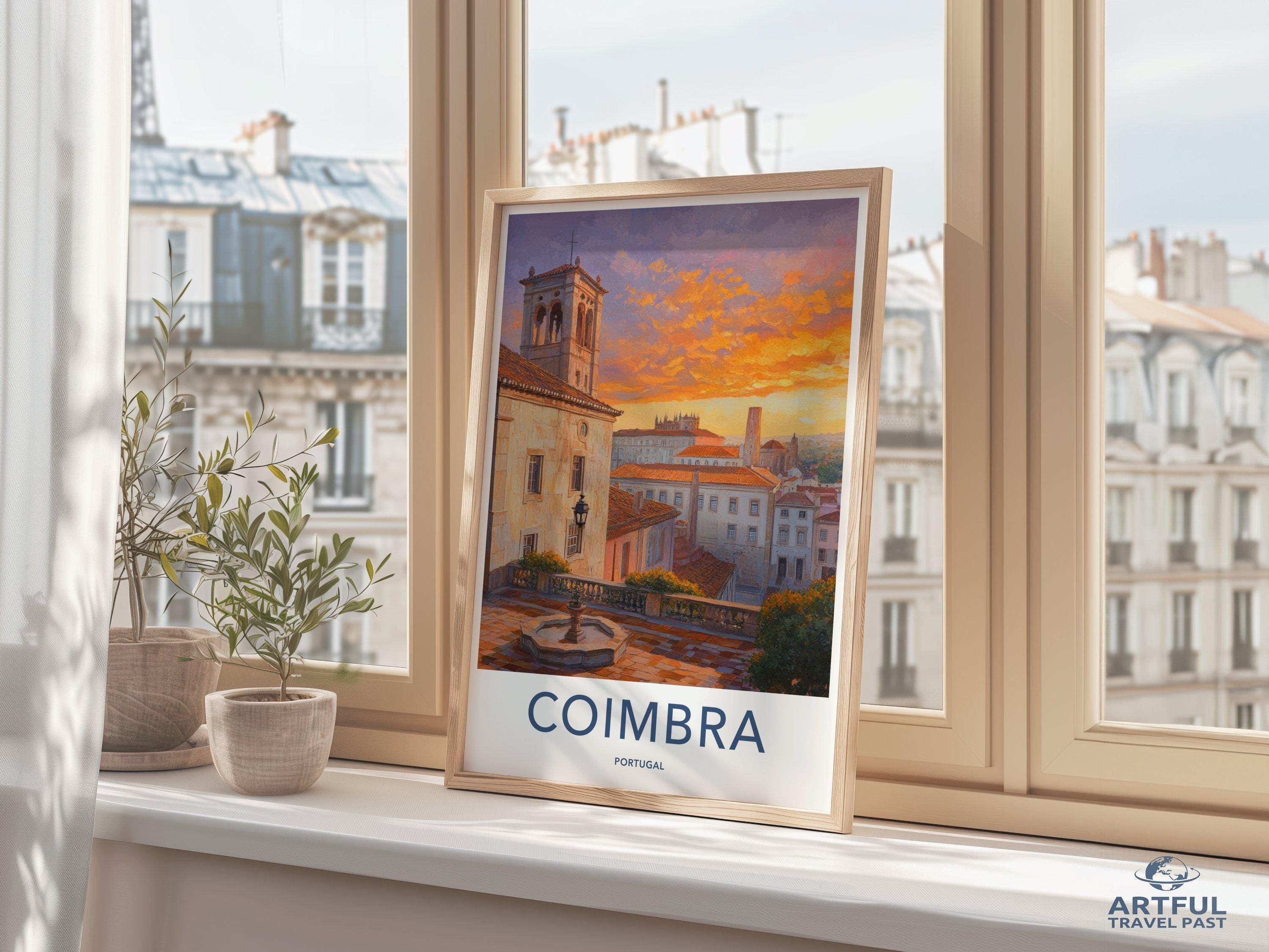 Coimbra Poster | Portugal Wall Art | Europe Decor