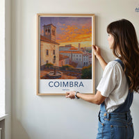 Coimbra Poster | Portugal Wall Art | Europe Decor