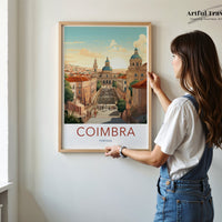 Coimbra Poster | Portugal Wall Art | Europe Decor