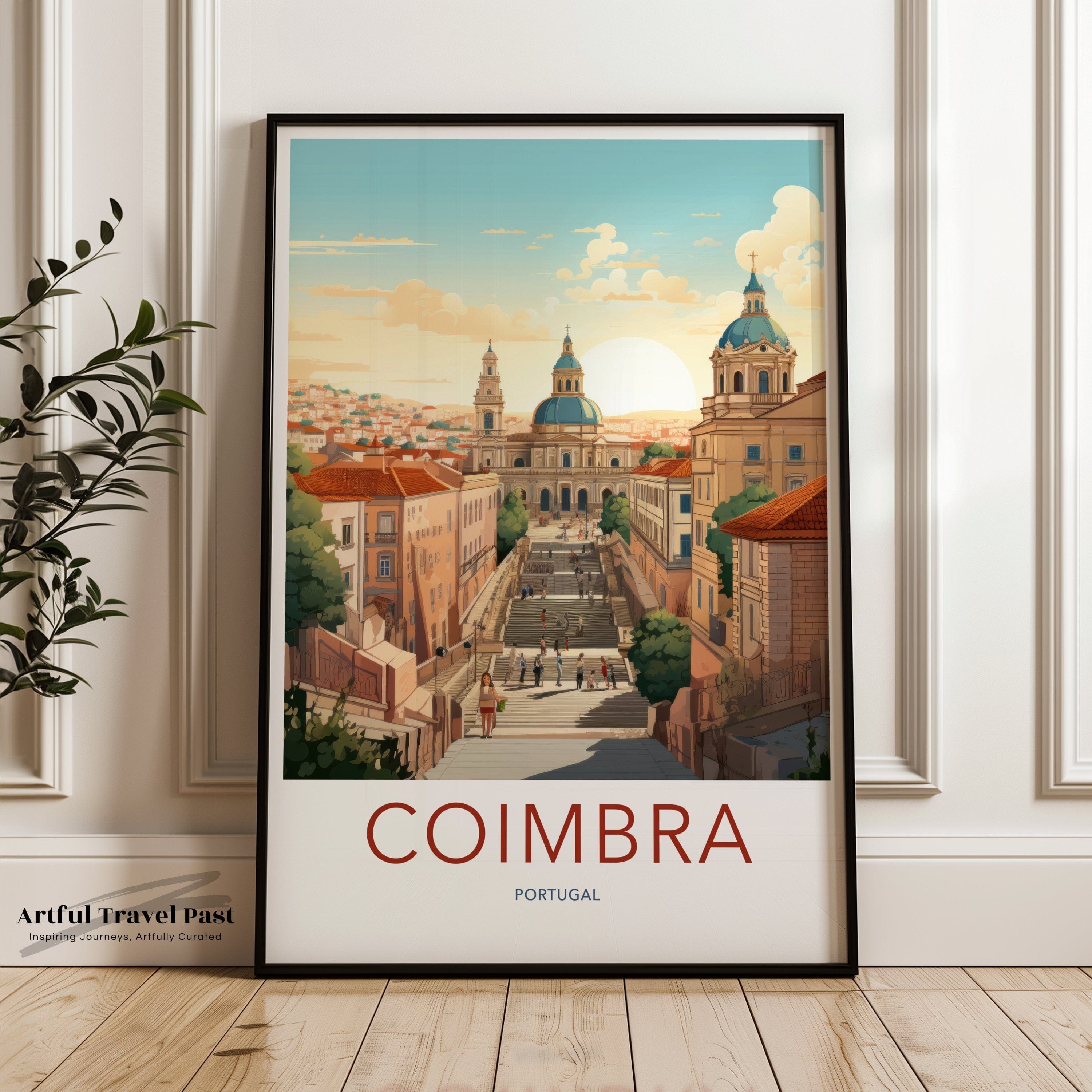 Coimbra Poster | Portugal Wall Art | Europe Decor