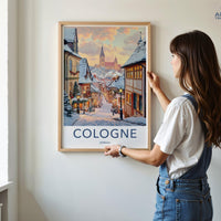 Cologne Poster | Germany Wall Art | Europe Decor