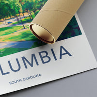 Columbia Poster - South Carolina Wall Art