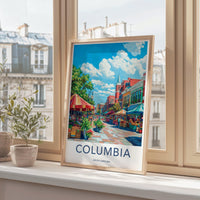 Columbia Poster - South Carolina Wall Art