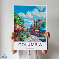 Columbia Poster - South Carolina Wall Art