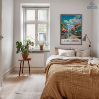Columbia Poster - South Carolina Wall Art
