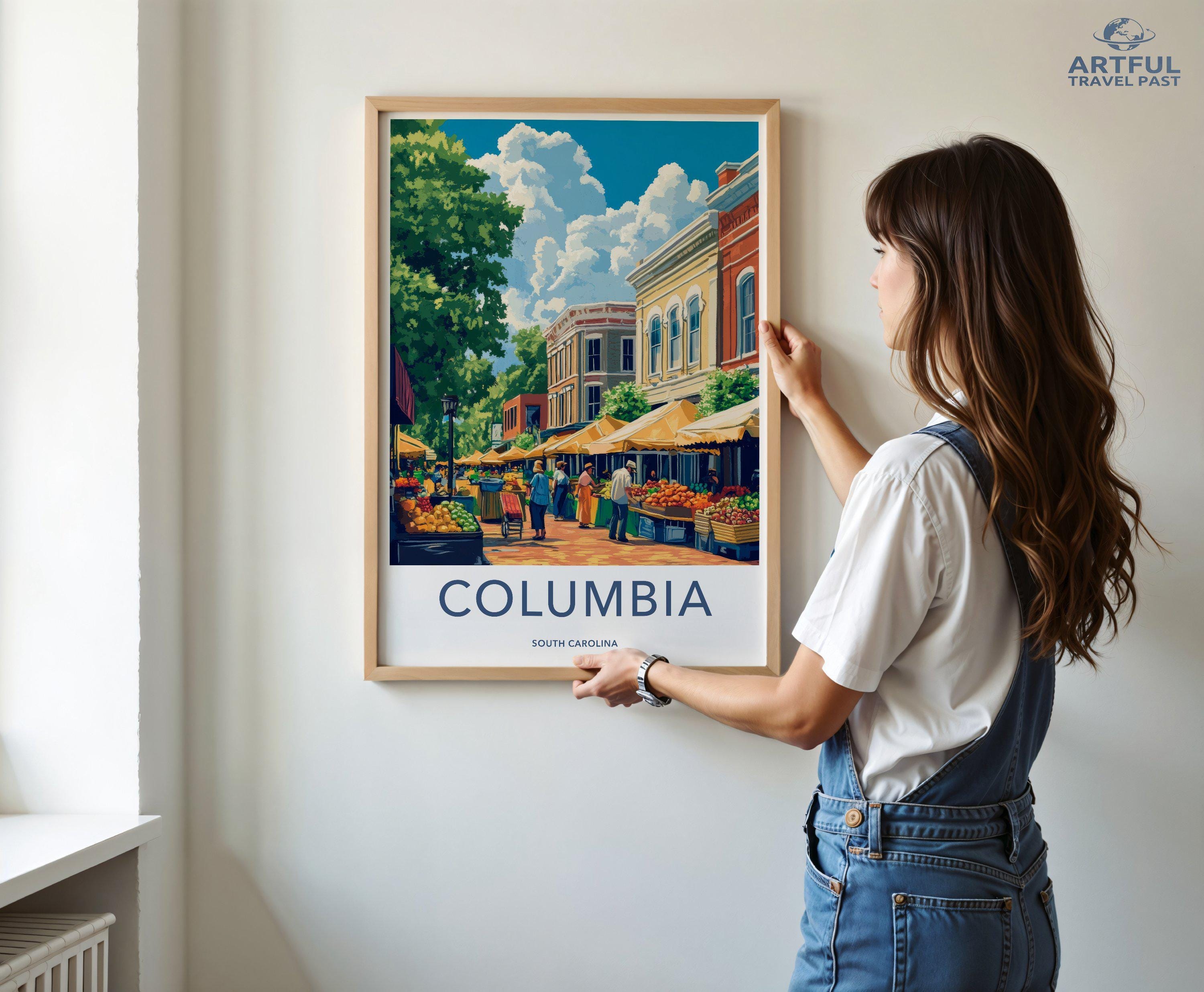 Columbia Poster - South Carolina Wall Art