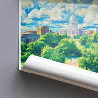 Columbia Poster - South Carolina Wall Art