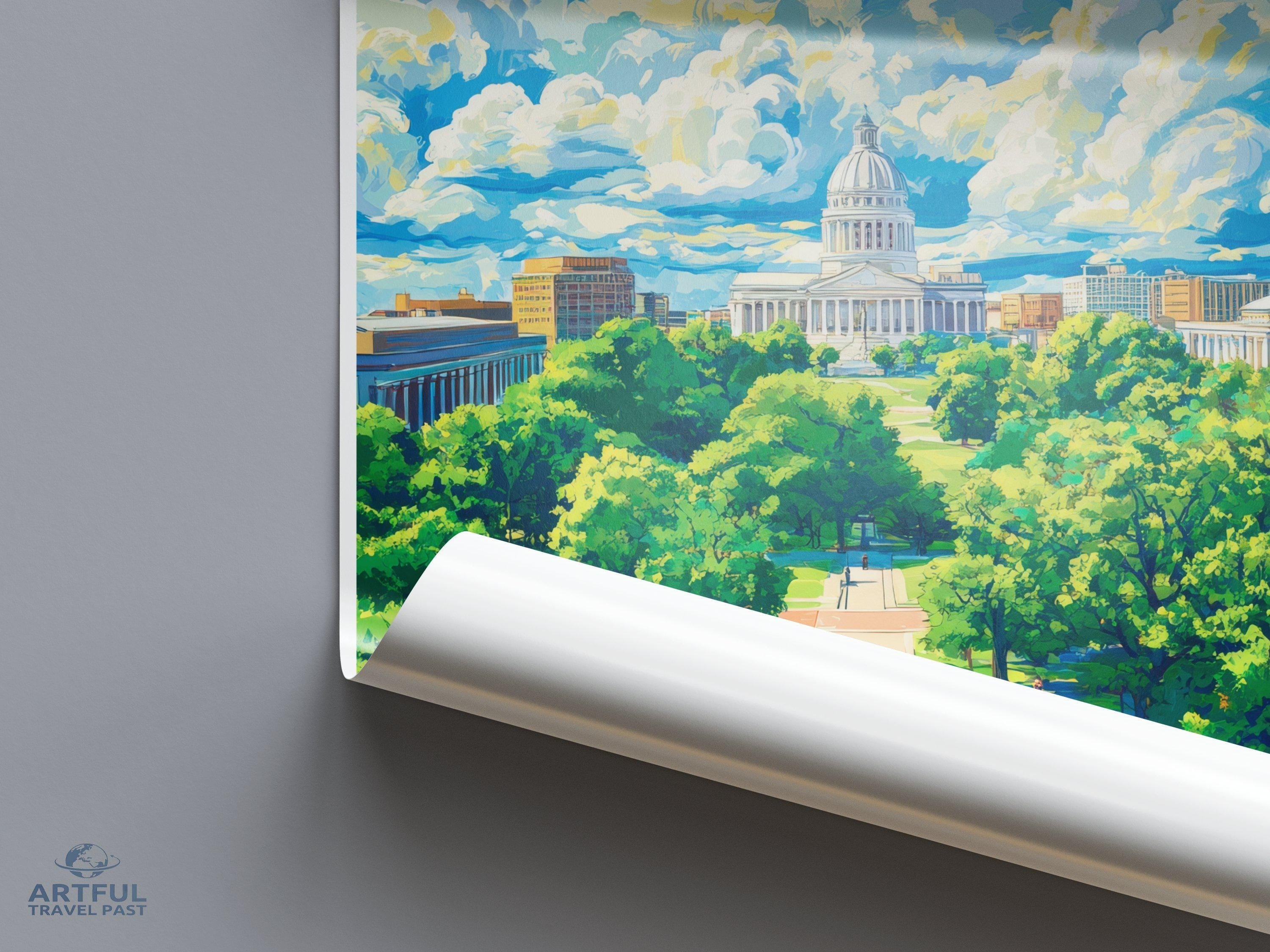 Columbia Poster - South Carolina Wall Art