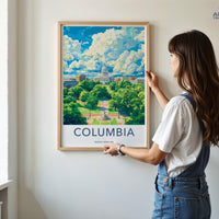 Columbia Poster - South Carolina Wall Art
