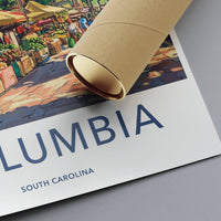 Columbia Poster - South Carolina Wall Art