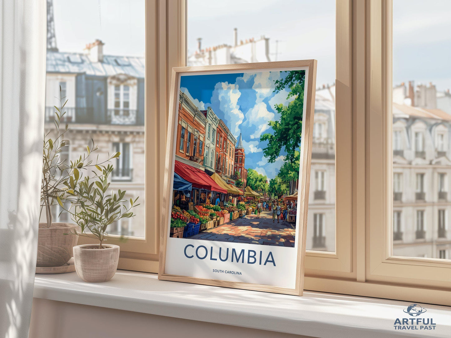Columbia Poster - South Carolina Wall Art