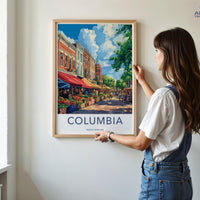 Columbia Poster - South Carolina Wall Art