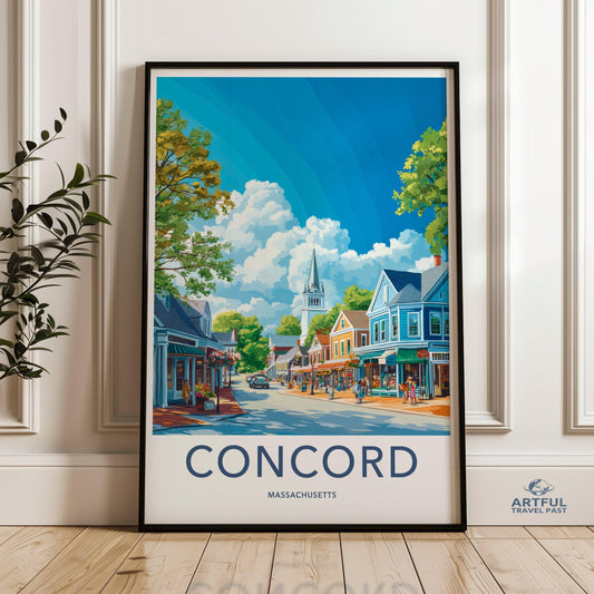 Concord Poster - New Hampshire Wall Art