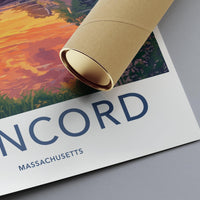 Concord Poster - New Hampshire Wall Art