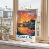 Concord Poster - New Hampshire Wall Art