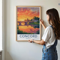 Concord Poster - New Hampshire Wall Art